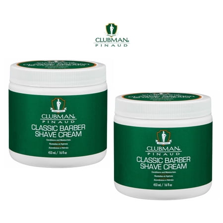 Clubman Classic Barber Shave Cream 16 oz x 2