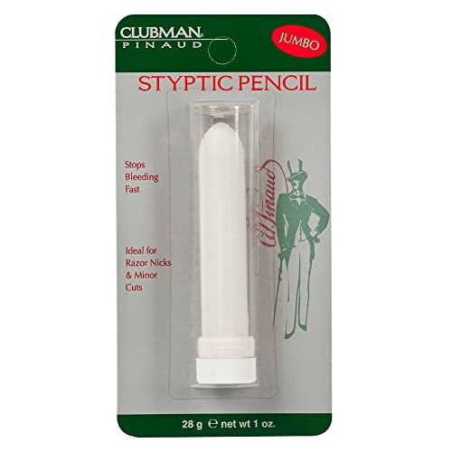 Clubman Jumbo Styptic Pencil, Treat and Seal Shaving Cuts Instantly