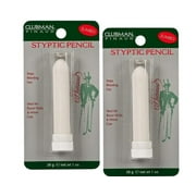 Clubman Jumbo Styptic Pencil, Treat and Seal Shaving Cuts Instantly, Anti-hemorrhaging Stick, First Aid, White, 1 oz - 2 Pack