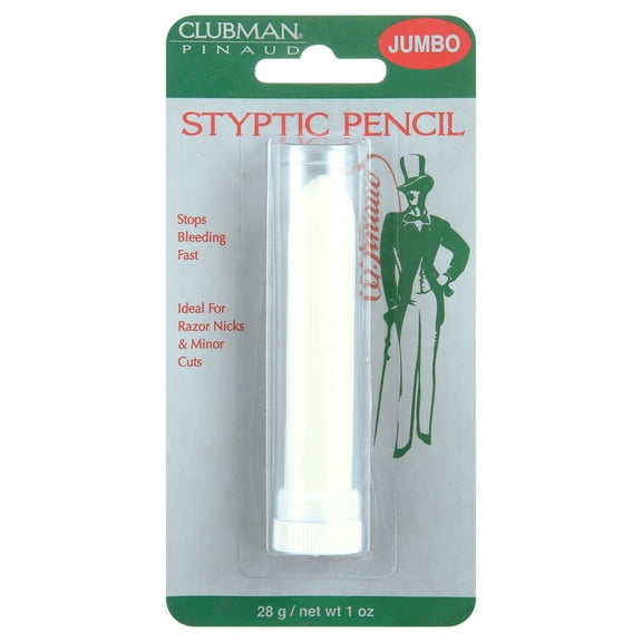 Clubman Jumbo Styptic Pencil for Men, 1 Oz
