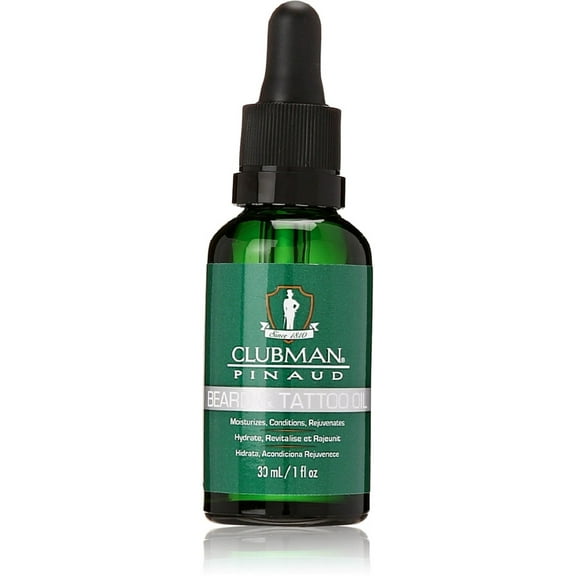 Clubman Pinaud Beard & Tattoo Oil 1 oz (Pack of 3)