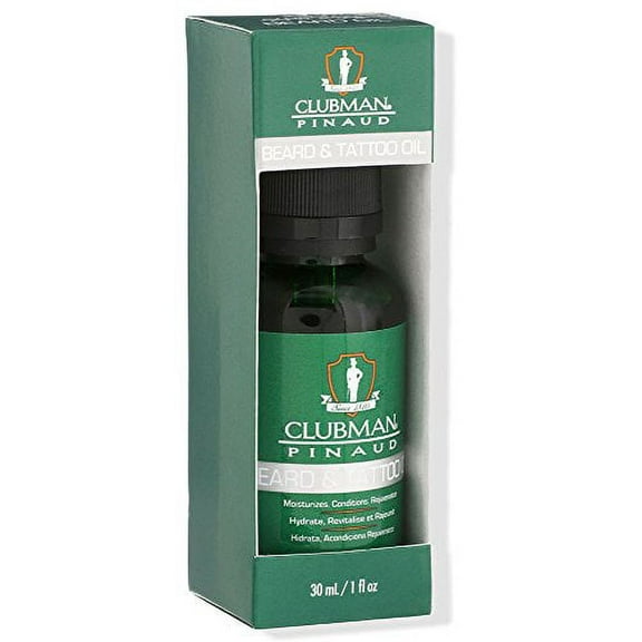 Clubman Pinaud Beard and Tatoo Oil, 1 oz