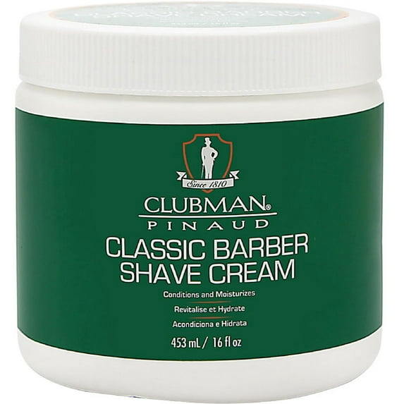 Clubman Pinaud Classic Barber Shave Cream 16 oz (Pack of 2)
