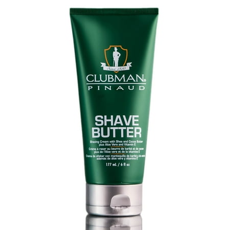 Clubman Pinaud Shave Butter, 6 Oz., Pack of 2