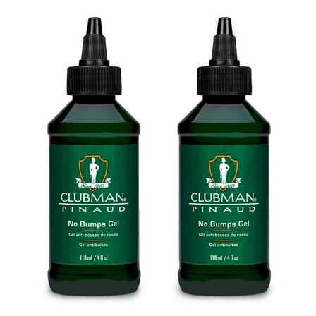Clubman Pinaud Shave Gel No Bumps After Shave for Men Sensitive Skin 4 oz 2 pack