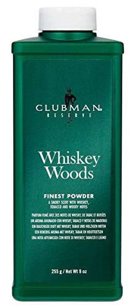 Clubman Reserve - Whiskey Woods Cornstarch Powder (Pack of 6)