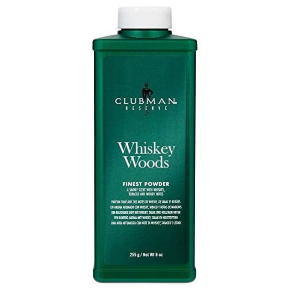 Clubman Reserve - Whiskey Woods Cornstarch Powder (Pack of 6)