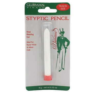 Pinaud Clubman Styptic Pencil 2-Pack - Fast Nick Relief For Shaving Cuts
