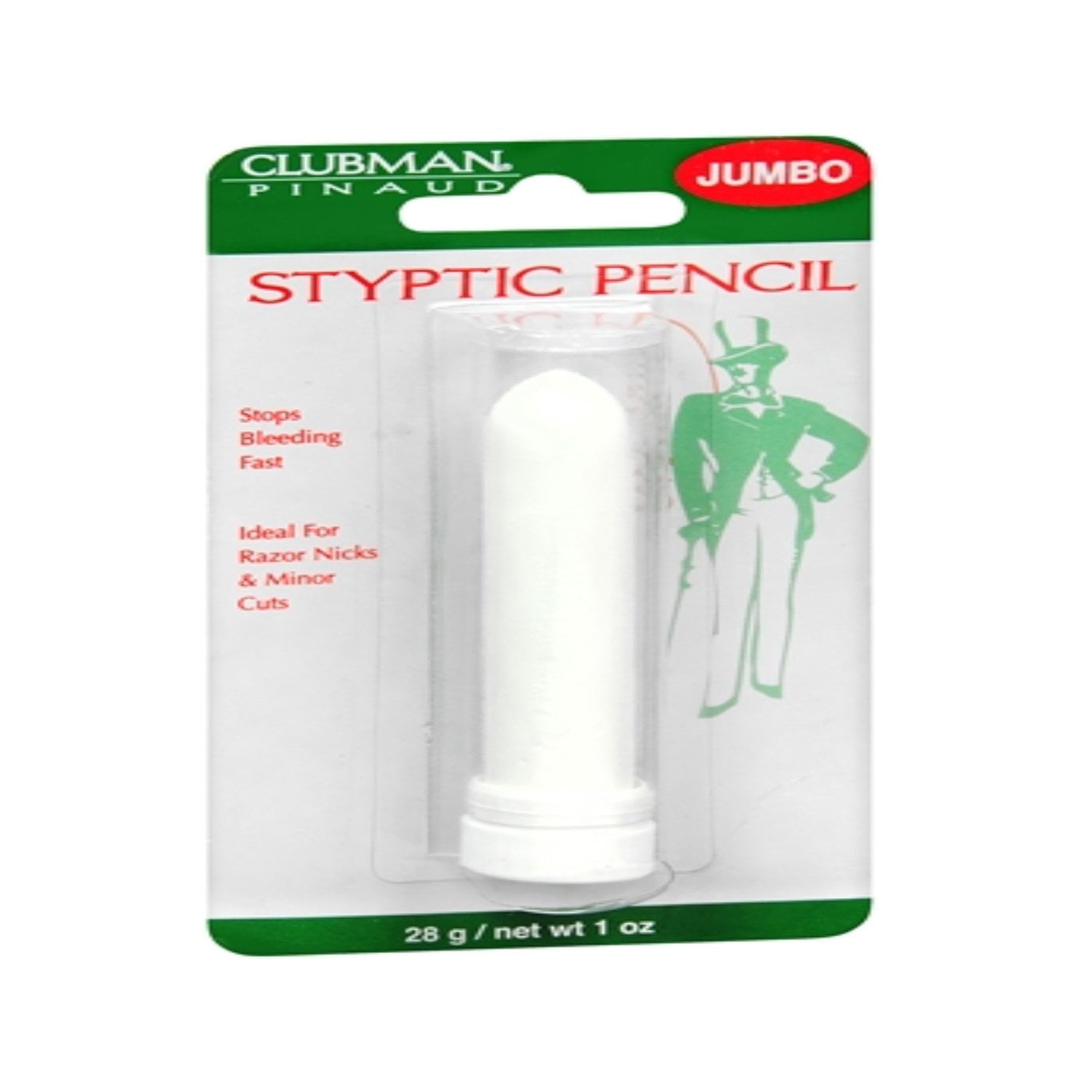 Clubman Styptic Pencil 1 oz - Pack of 2, Super Size, Fast