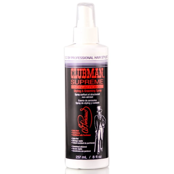 Clubman Supreme Non-Aerosol Styling & Grooming Spray, 8 Oz