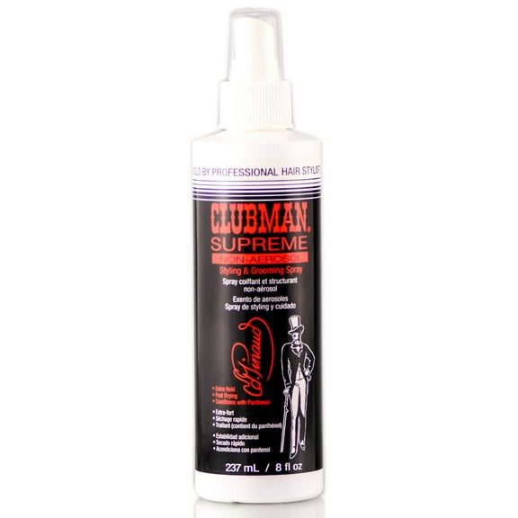 Clubman Supreme Non-Aerosol Styling & Grooming Spray, 8 Oz