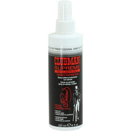 Clubman Supreme Non-Aerosol Styling & Grooming Spray, 8 Oz