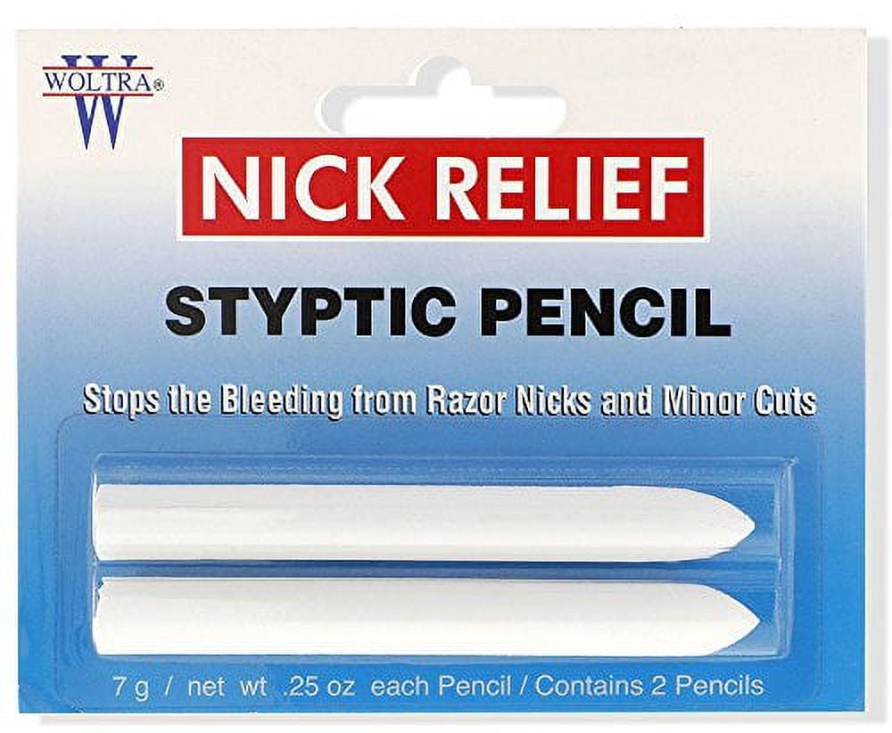 Clubman Woltra Styptic Pencil Small Twin Pack, Each 0.25 oz, 2 Pack