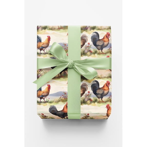 London Penny Premium Wrapping Paper - Cluck Charm