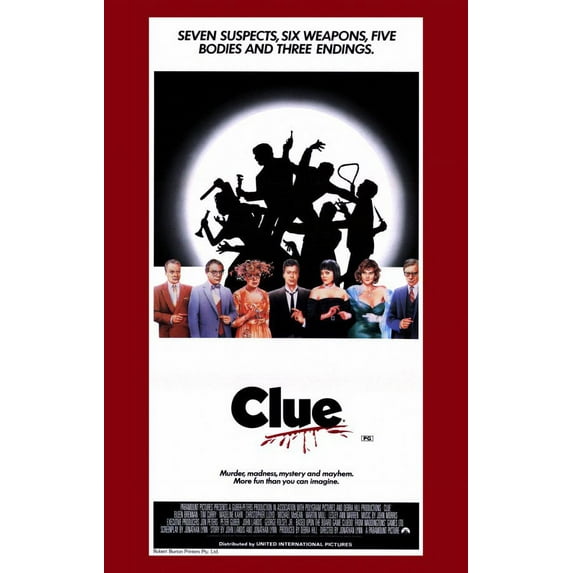Clue (1985) 11x17 Movie Poster