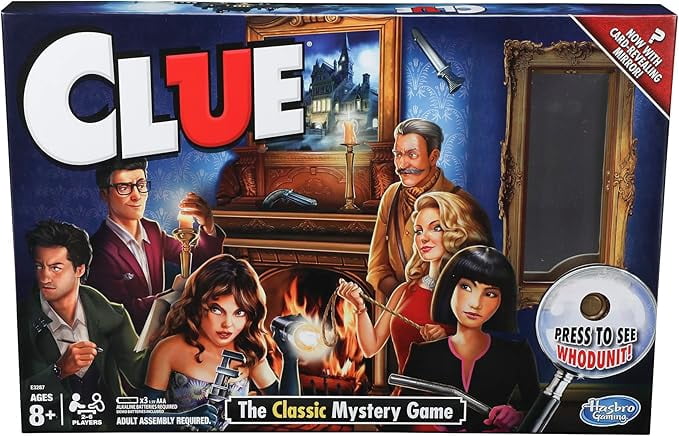 Clue Board Game by Hasbro inc.