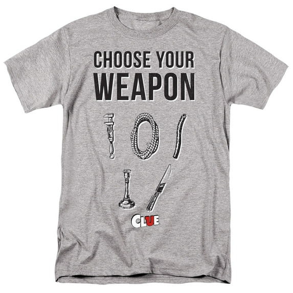 Clue Choose S/S Adult 18/1 T-Shirt Athletic Heather