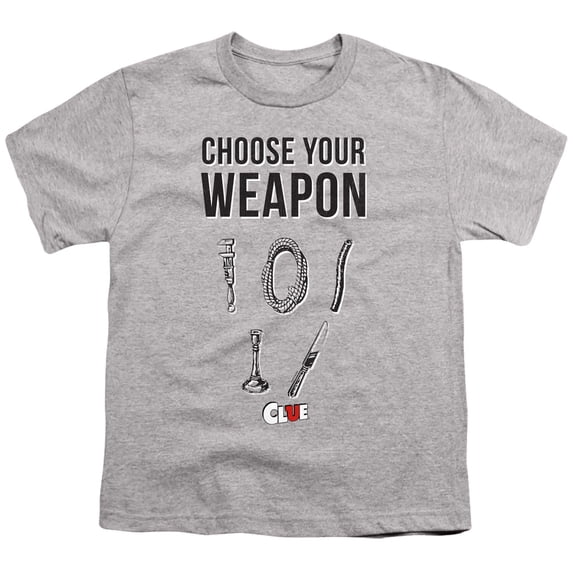 Clue Choose S/S Youth 18/1 T-Shirt Athletic Heather