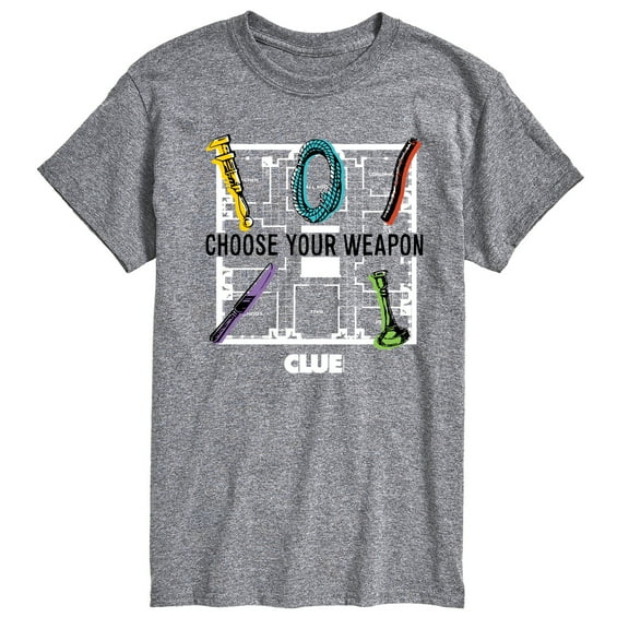 Clue - Choose Your Weapon - Men's Short Sleeve T-Shirt