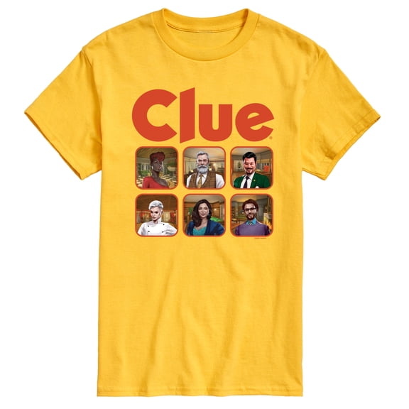 Clue - Clue Grid - Men's Short Sleeve Graphic T-Shirt