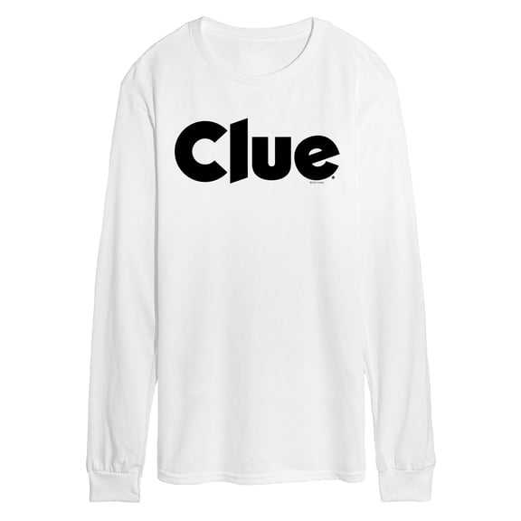 Clue - Clue Logo - Men's Long Sleeve Graphic T-Shirt