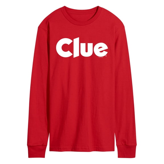 Clue - Clue Logo - Men's Long Sleeve Graphic T-Shirt