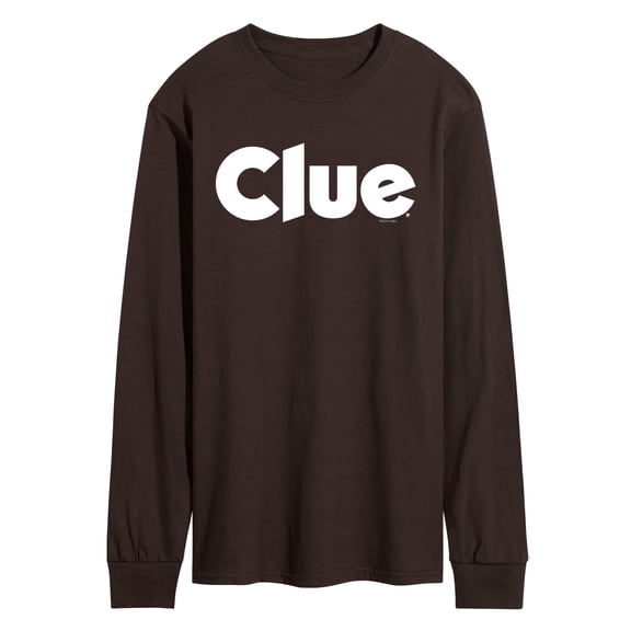 Clue - Clue Logo - Men's Long Sleeve Graphic T-Shirt