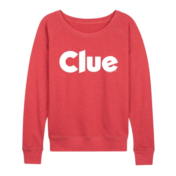 Clue - Clue Logo - Women's French Terry Long Sleeve Pullover