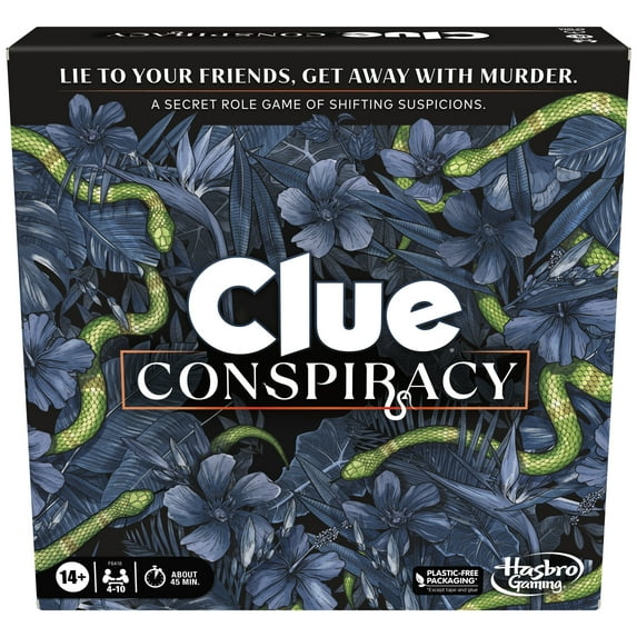 Clue Conspiracy Board Game, Secret Role Games for 4-10 Players, Mystery Games, Ages 14+