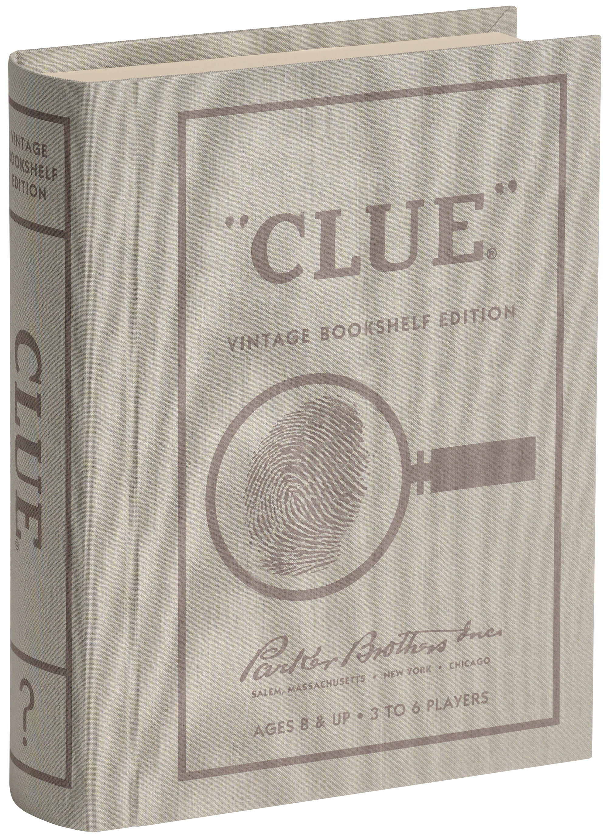 WS Game Company Clue Vintage Bookshelf Edition Board Game