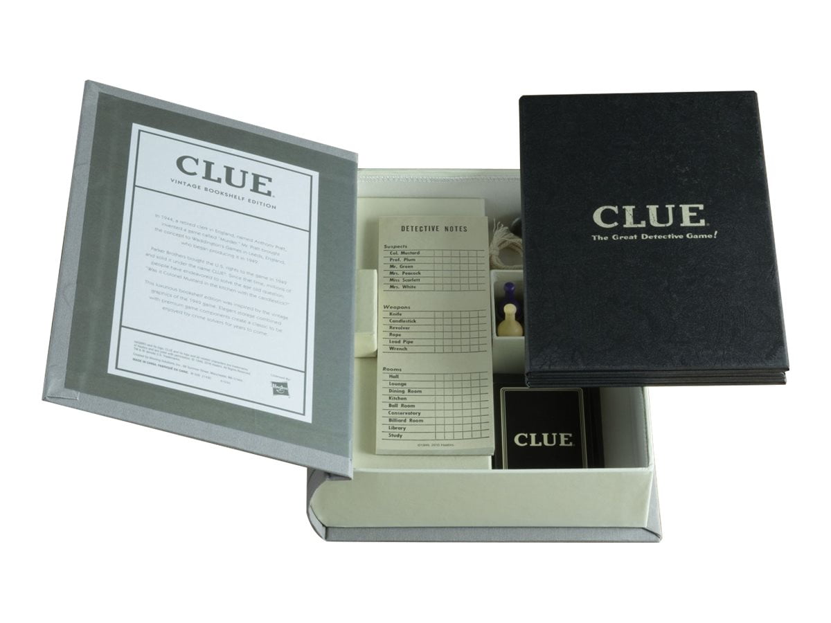 Clue Game Linen Book Vintage Edition
