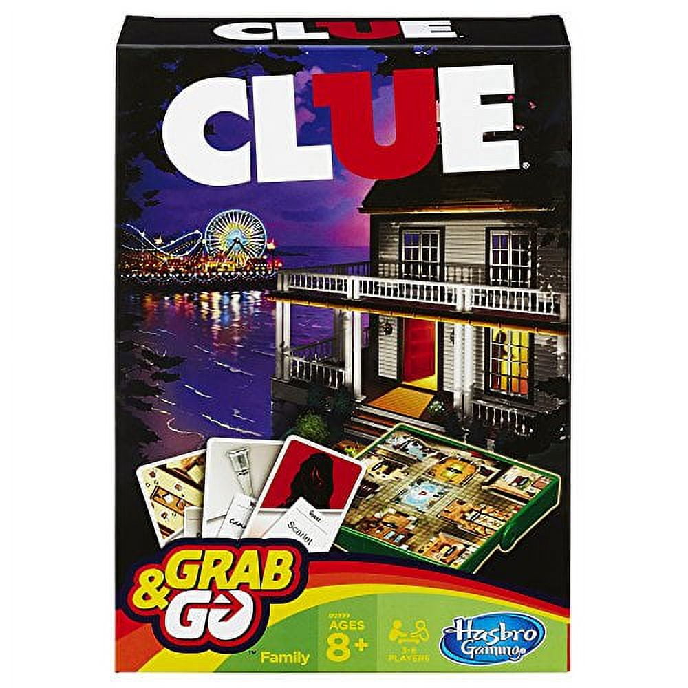 Colorforms Clue Junior Travel Paperboard Classic Board Game 