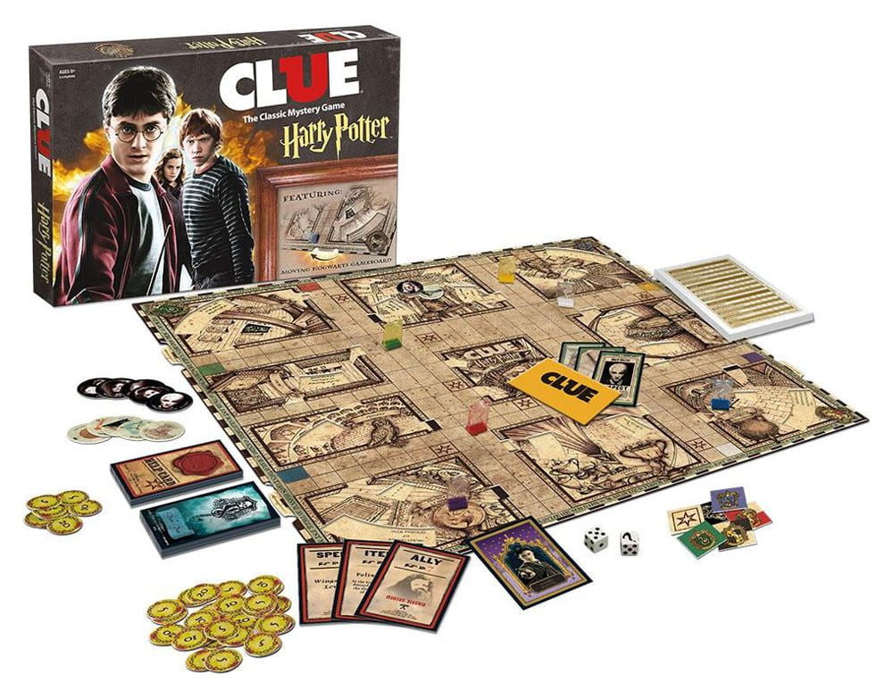  Hasbro Gaming Cluedo: Wizarding World Harry Potter Edition  Board Game, Multicolor : Everything Else