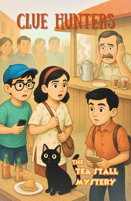 Clue Hunters - Kids Detective Adventure The Tea Stall Mystery, (Paperback)