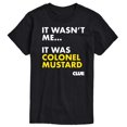 thumbnail image 1 of Clue - It Wasnt Me It Was Colonel Mustard - Men's Short Sleeve T-Shirt, 1 of 4