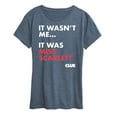 thumbnail image 1 of Clue - It Wasnt Me It Was Miss Scarlett - Women's Short Sleeve Graphic T-Shirt, 1 of 4