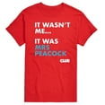 thumbnail image 1 of Clue - It Wasnt Me It Was Mrs Peacock - Men's Short Sleeve T-Shirt, 1 of 4