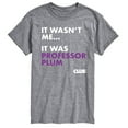 thumbnail image 1 of Clue - It Wasnt Me It Was Professor Plum - Men's Short Sleeve T-Shirt, 1 of 4