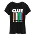thumbnail image 1 of Clue - Logo Characters - Women's Short Sleeve Graphic T-Shirt, 1 of 4