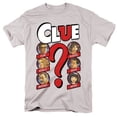 thumbnail image 1 of Clue Modern Whodunnit S/S Adult 18/1 T-Shirt Silver, 1 of 1