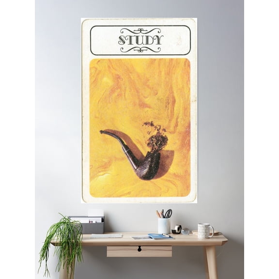 Clue Study Poster Wall Art, Modern Wall Decor For Living Room Bedroom, 16x24 UNFRAMED