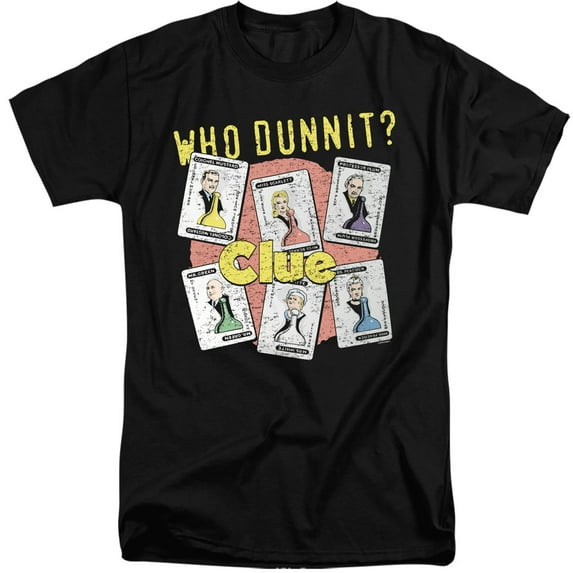 Clue - Who Dunnit - Tall Fit Short Sleeve Shirt - XXX-Large
