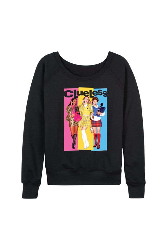 - Clueless Colorblock - Women's Lightweight French Terry Long Sleeve Shirt