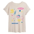 thumbnail image 1 of Clueless - Icon Collage - Juniors Oversized Graphic T-Shirt, 1 of 4