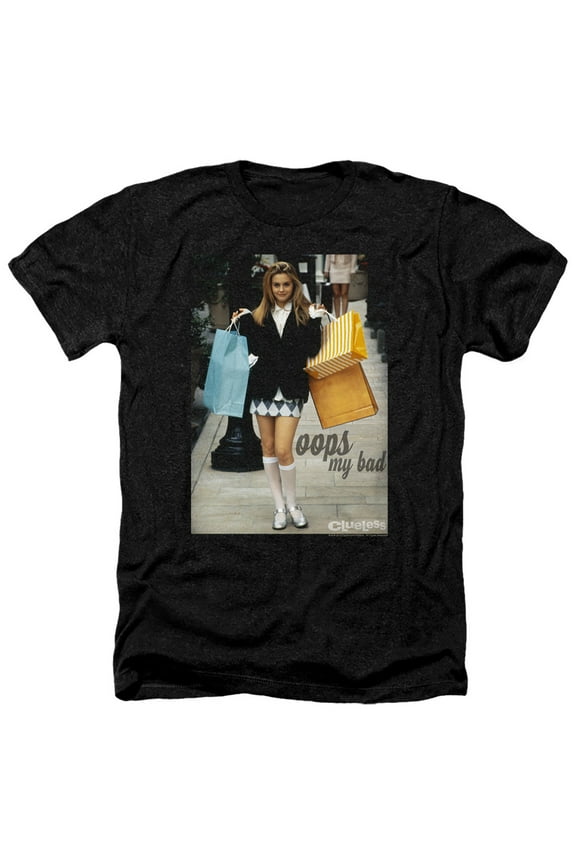 Clueless - Oops My Bad - Heather Short Sleeve Shirt - Medium