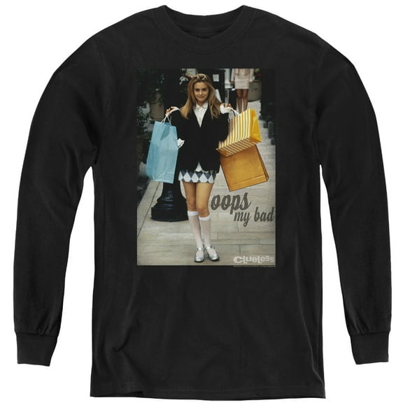Clueless - Oops My Bad - Youth Long Sleeve Shirt - X-Large