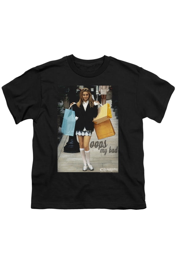 Clueless - Oops My Bad - Youth Short Sleeve Shirt - Large