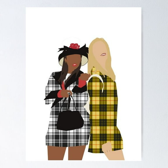 Clueless Poster Wall Art, Modern Wall Decor For Living Room Bedroom, 8x12 UNFRAMED