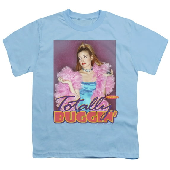Clueless Totall T-Shirty Buggin Youth 18/1 T-Shirt Light Blue