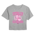 thumbnail image 1 of Clueless - Totally Clueless - Juniors Cropped Graphic T-Shirt, 1 of 4